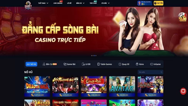 Dabet là kênh giải trí hàng đầu đáng để khách hàng lựa chọn Dabet là kênh giải trí hàng đầu đáng để khách hàng lựa chọn