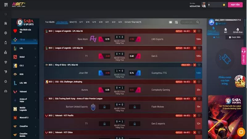 Esport là chuyên mục trò chơi được nhiều game thủ quan tâm Esport là chuyên mục trò chơi được nhiều game thủ quan tâm