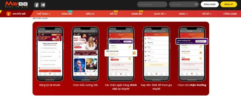 May88 - Nhà cái tặng tiền cược miễn phí khi đăng ký May88 - Nhà cái tặng tiền cược miễn phí khi đăng ký