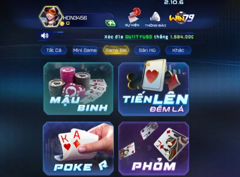 Sảnh game cực kì đa dạng trò chơi Sảnh game cực kì đa dạng trò chơi