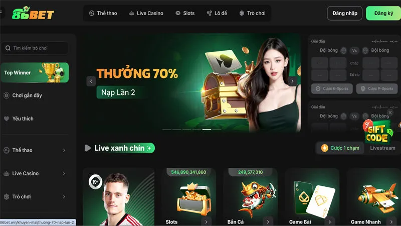 86bet - Thương hiệu cá cược bóng đá kèo siêu hấp dẫn